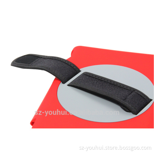 Wholesale Magic Hand Strap Holder 360 Degree Rotating Cover Leather Case with Auto Wake Up for iPad mini 1/2/3/4